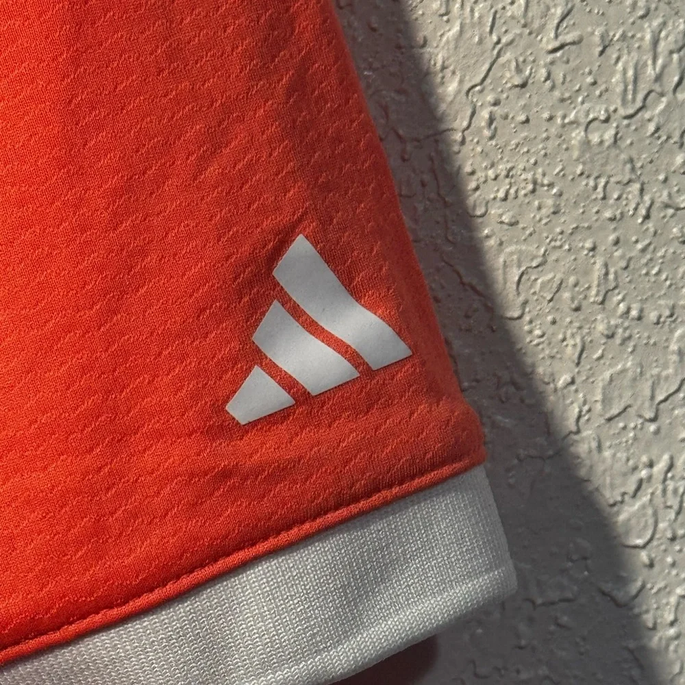 Adidas Men's Heat.rdy Polo “Vibrant Orange” Size 2XL